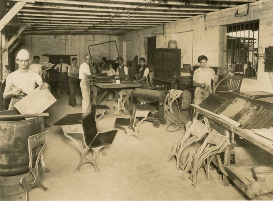 Factory scenes from Industrias Unidas de Cuba in Havana, Cuba photo