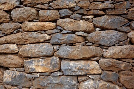 Stone wall brick rustic photo