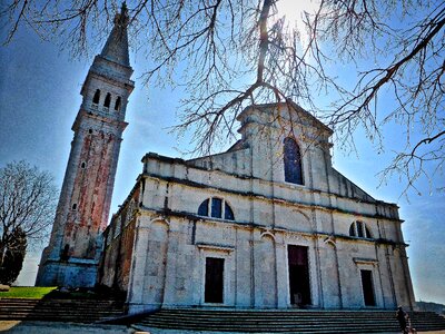 Exterior cathedral historical photo