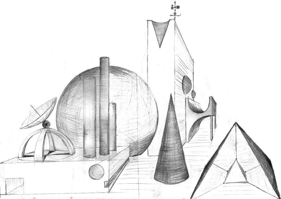 Sci fi abstract ball