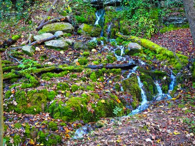 Goods wasserfall kalktuffberg tufa