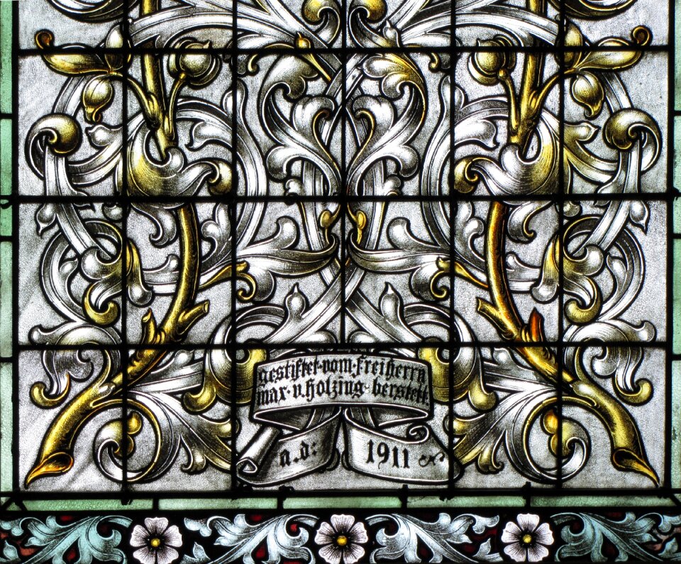 Window religious decor