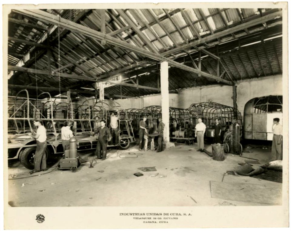 Factory scenes from Industrias Unidas de Cuba in Havana, Cuba