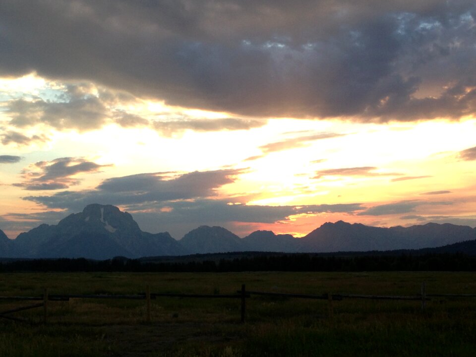 Wyoming clouds scenic
