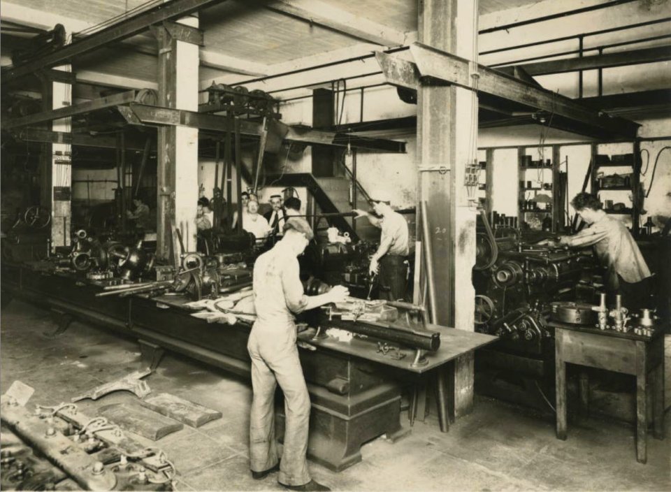 Factory scenes from Industrias Unidas de Cuba in Havana, Cuba photo