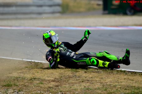 Pol Espargaro Crash in FP Brno 2015
