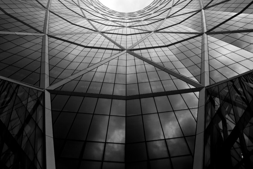 Reflect glass structure