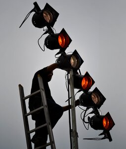 Lights electrician installer