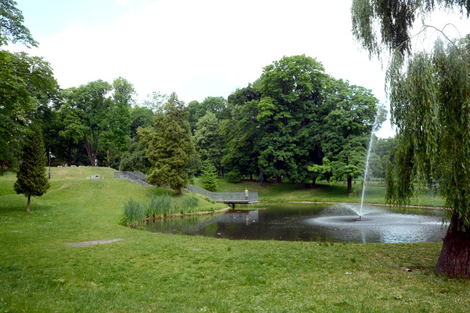 Park Stanisława Staszica name of Czestochowa Poland