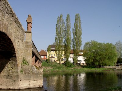 2015-05-02 Brücke über Fränkische Saale in Diebach photo