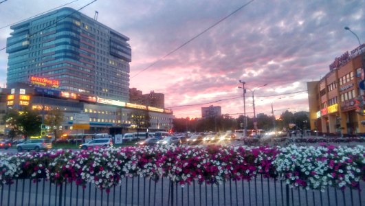 Sunset in Moscow
