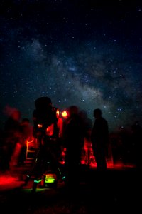 Astrofest scopes with guests