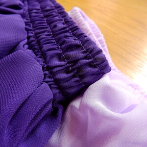 Purple detail chiffon