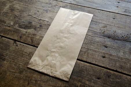 Brown paper bag blank