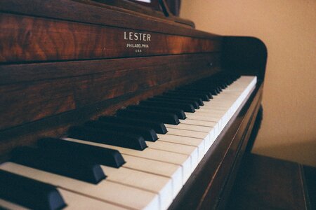 Instrument piano keys classical