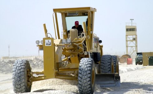 Heavy machine construction photo