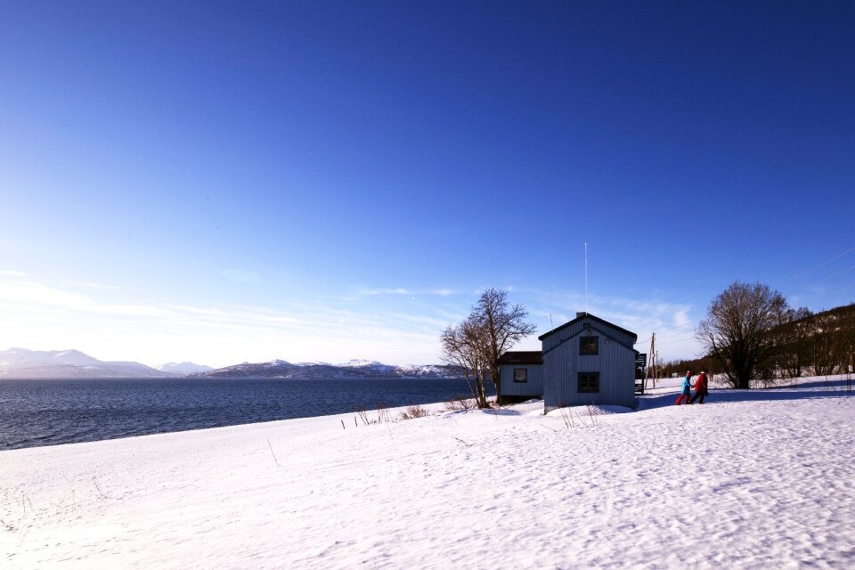 Iceland snow the scenery