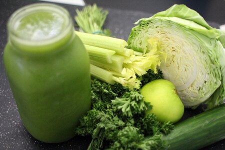 Green celery parsley