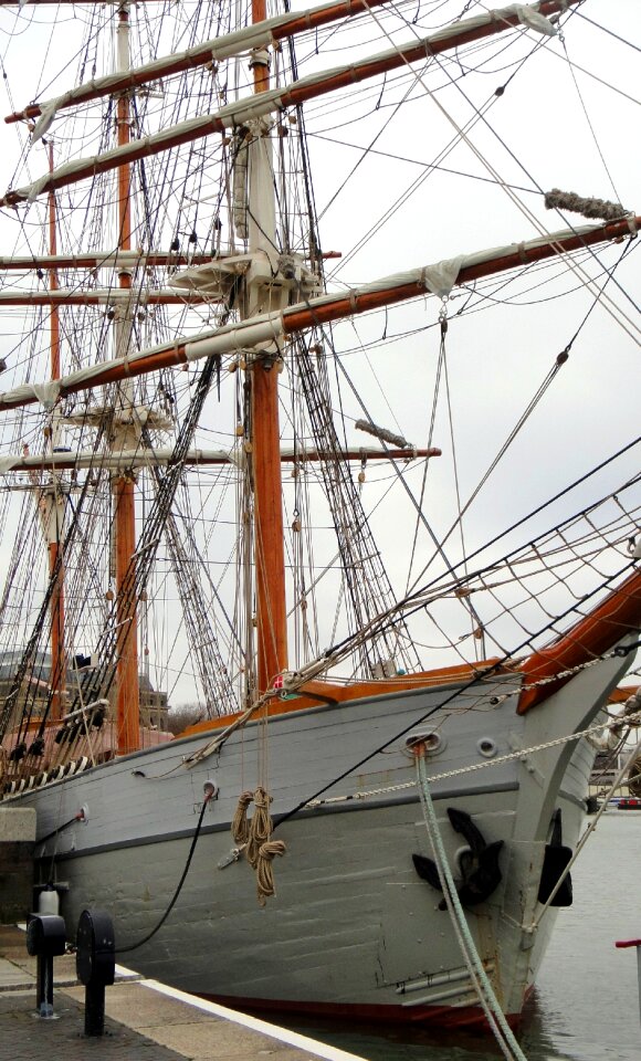 Ocean water sailboat