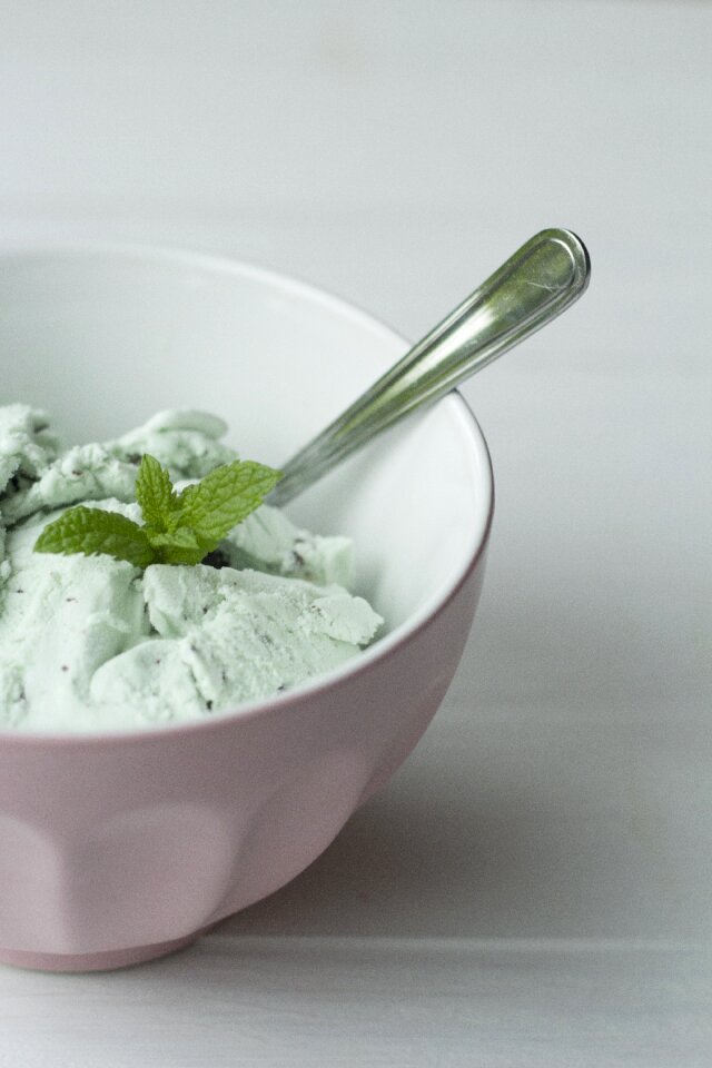 Bowl spoon dessert