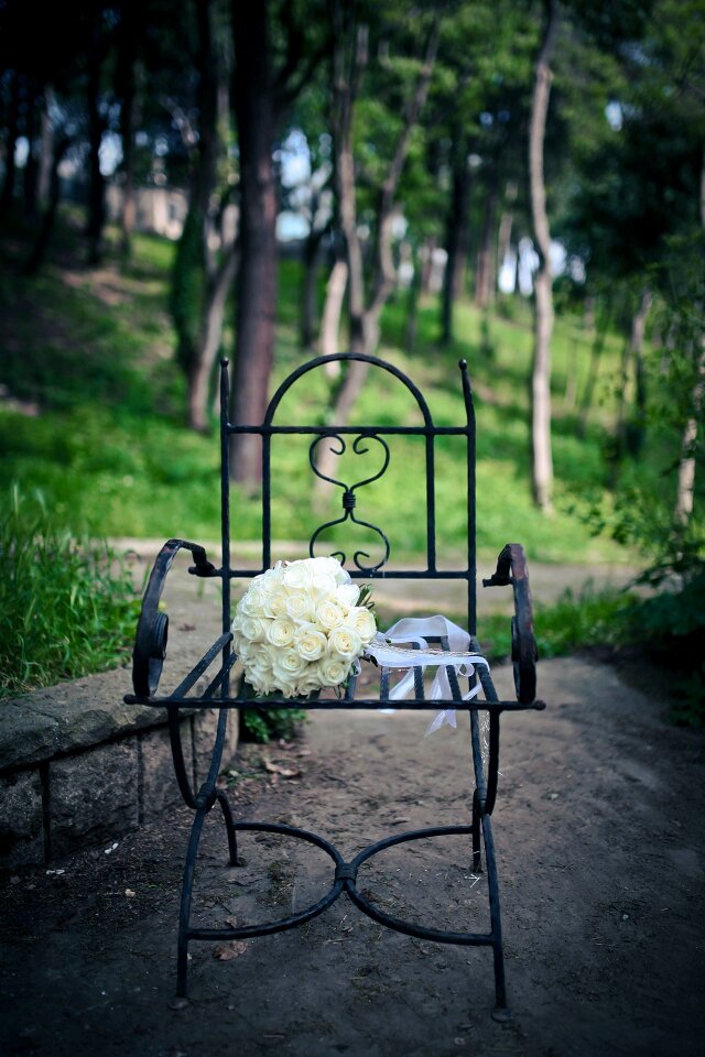 Wedding detail bouquet