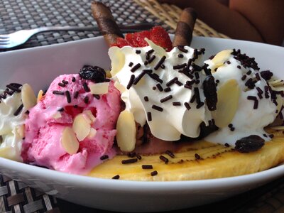Chocolate scoop wafer