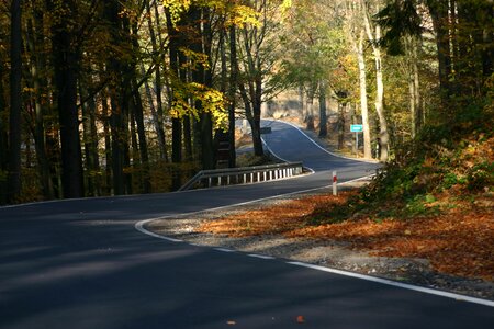 Highway street autumn
