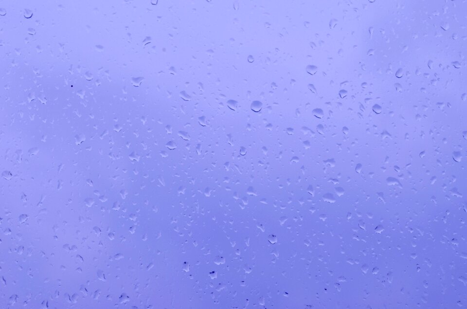 The background pane rain drops