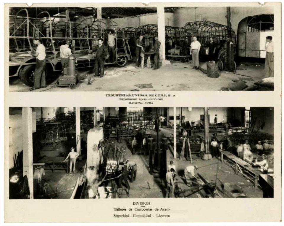 Factory scenes from Industrias Unidas de Cuba in Havana, Cuba