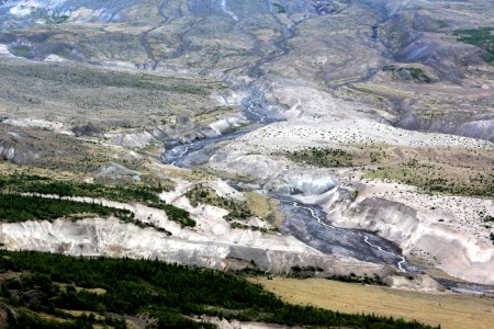 Volcanic area of Mount St. Helens photo