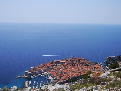 Dubrovnik croatia sea castle