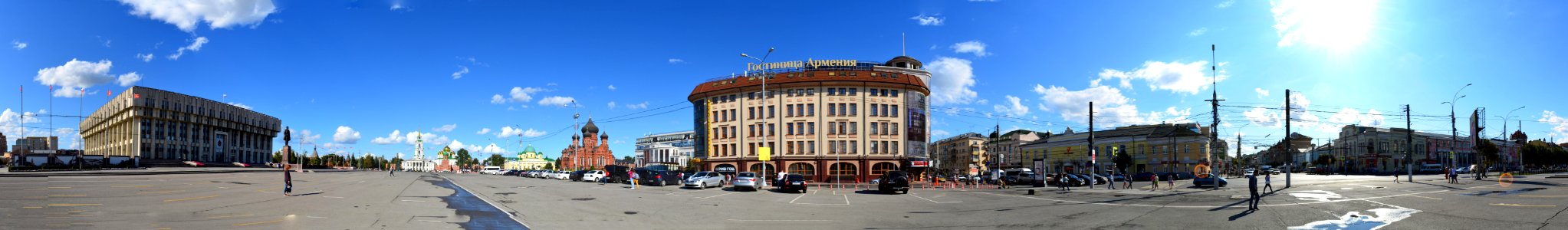 Lenin square in Tula photo