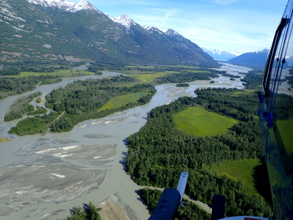 Aerial View of Coastal Alaska