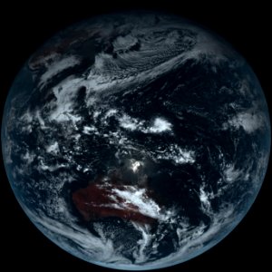 full disc visible image over 140°E on 18 December 2014 at 0240 UTC
