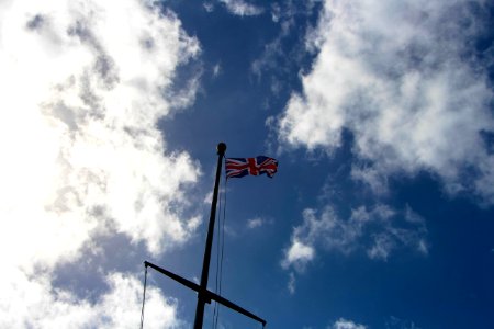 British flag in Hamilton, Bermuda
