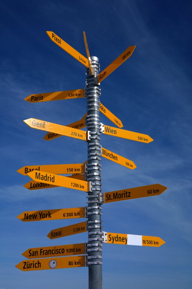 Direction arrow shield