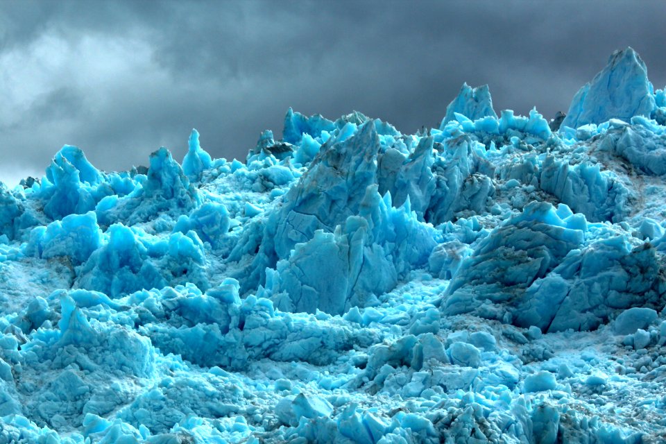 Closeup of Saywer Glacier