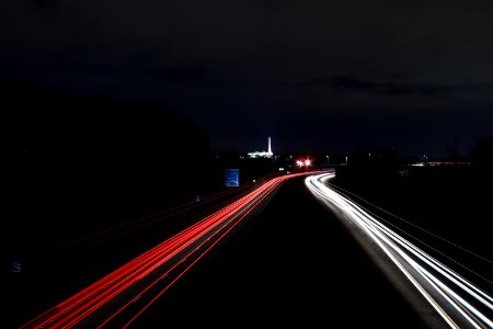 64-365 M61 light trails. photo