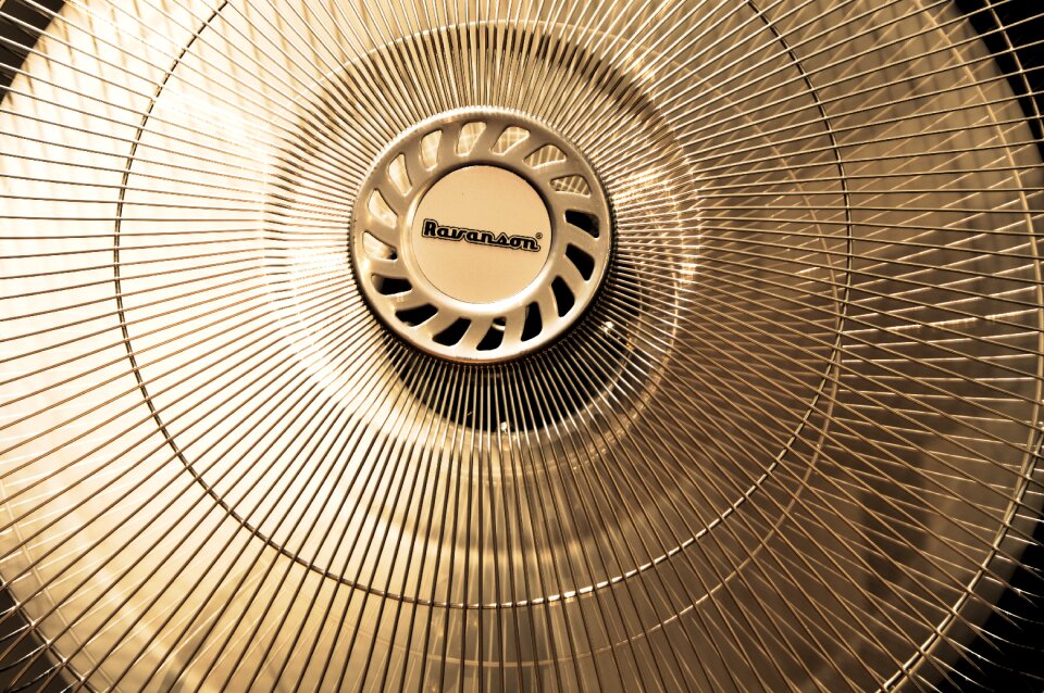 Cooling electric ventilator