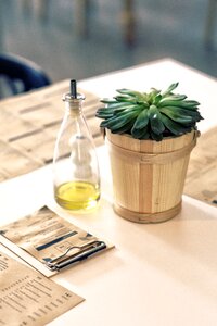Restaurant decor menu