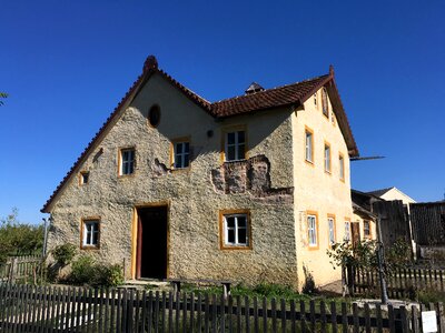 Outdoor museum facade building