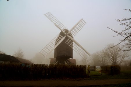 Misty Morning Chinnor Windmill, Oxfordshire