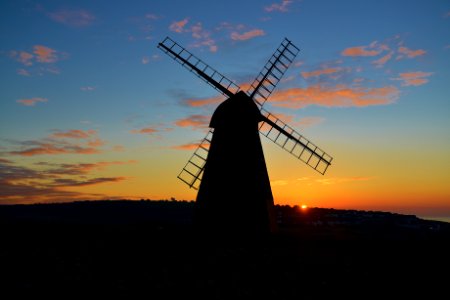 Sunrise, Rottingdean Windmill, East Sussex photo