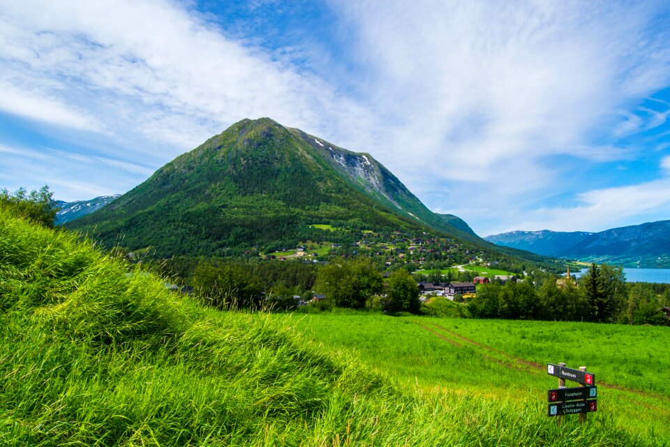 Mountain norway landscape