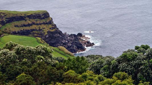 Azores cliff landscape