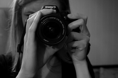 Person taking picture phorography