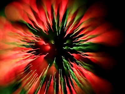 red and green fireworks