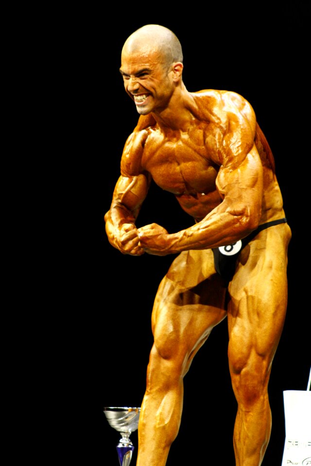 Bodybuilding fitness model
