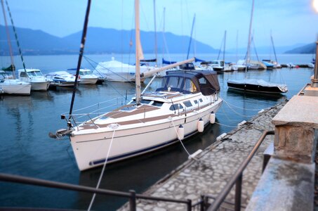 Sail port boat