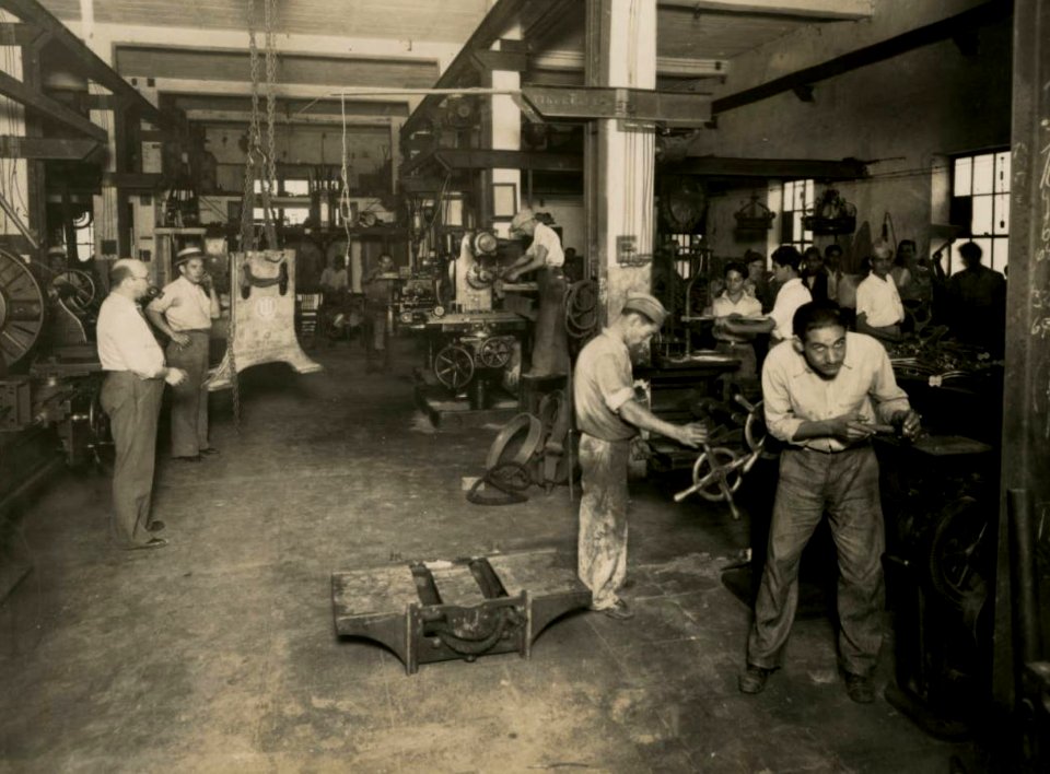 Factory scenes from Industrias Unidas de Cuba in Havana, Cuba photo